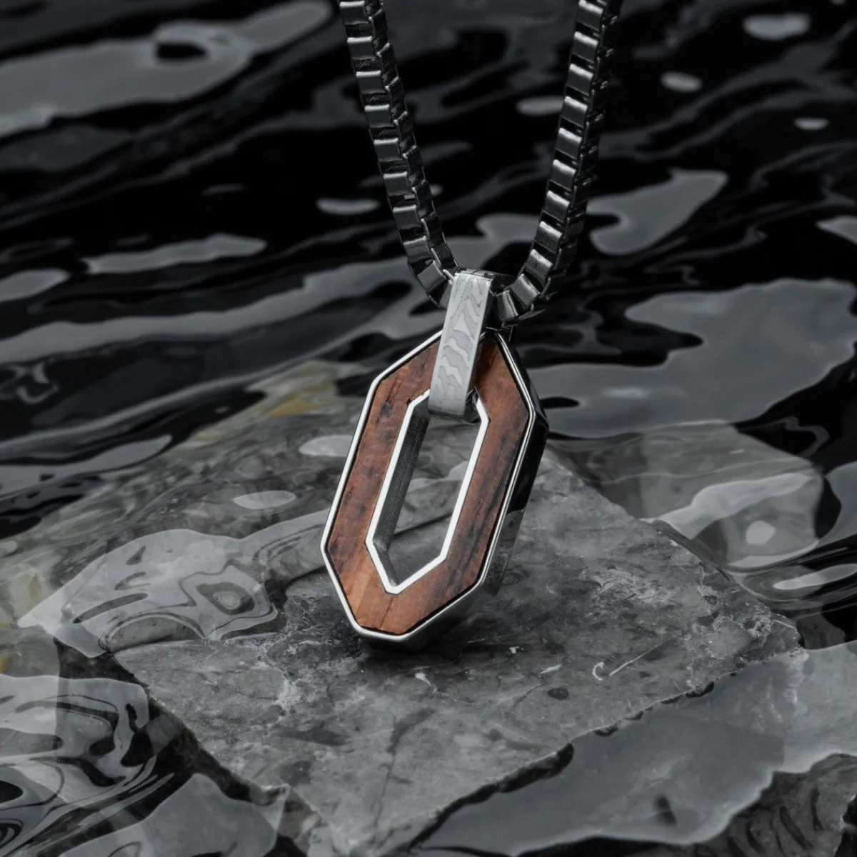 Holzkern Halsketten|Schmuck^Interplay Halskette