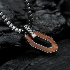 Holzkern Halsketten|Schmuck^Interplay Halskette