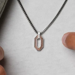 Holzkern Halsketten|Schmuck^Interplay Halskette