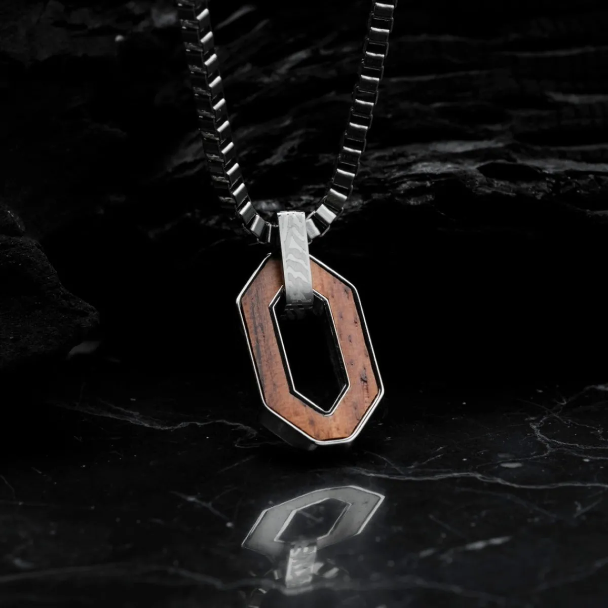 Holzkern Halsketten|Schmuck^Interplay Halskette