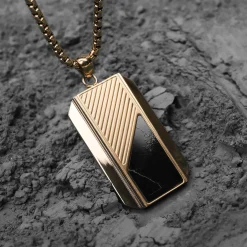 Holzkern Schmuck|Halsketten^Ionic Halskette