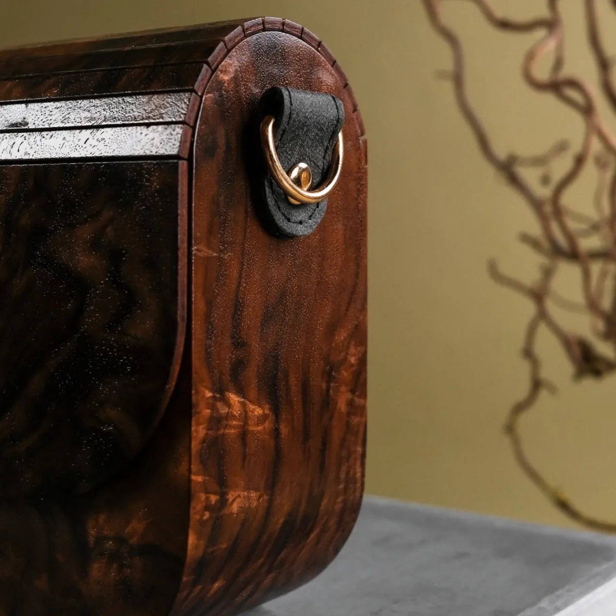 Holzkern Handtaschen^Ivay VEGAN