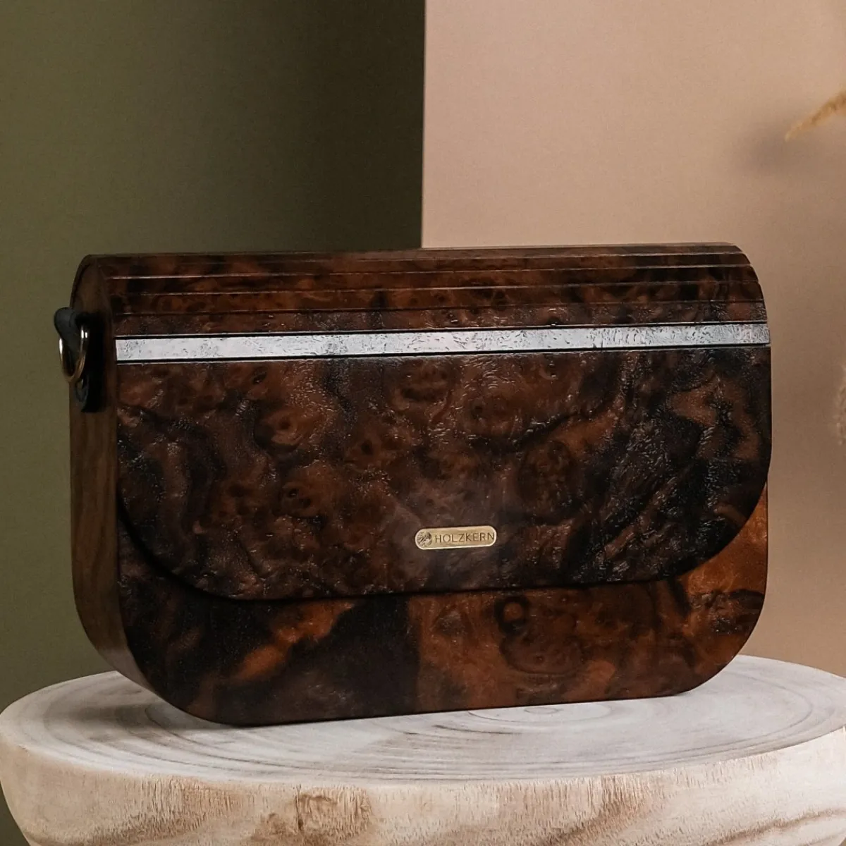 Holzkern Handtaschen^Ivay VEGAN
