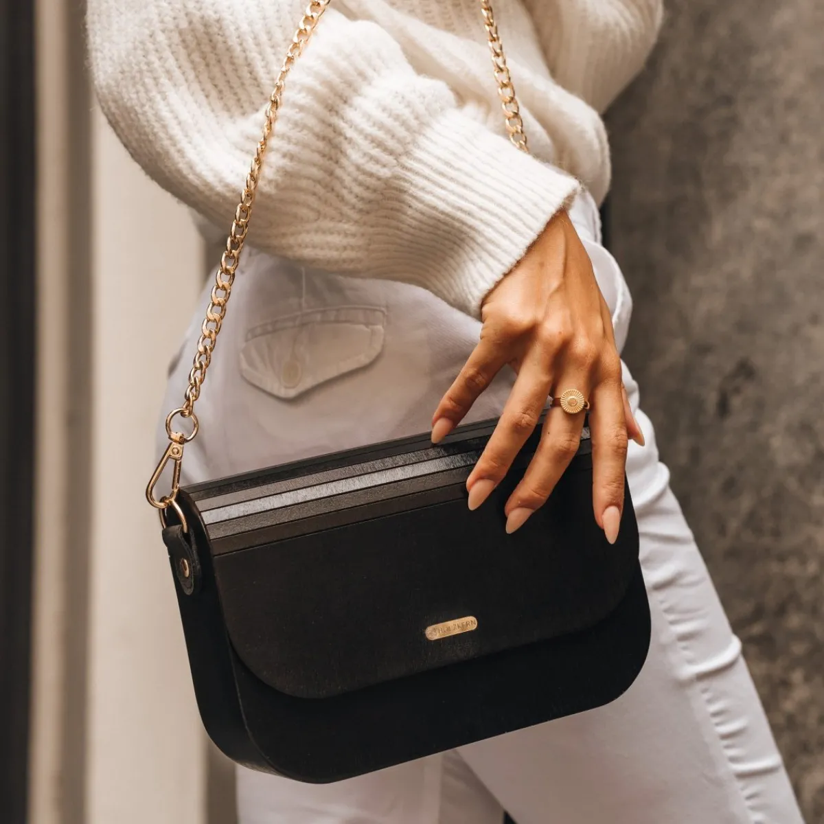 Holzkern Handtaschen^Ivay VEGAN