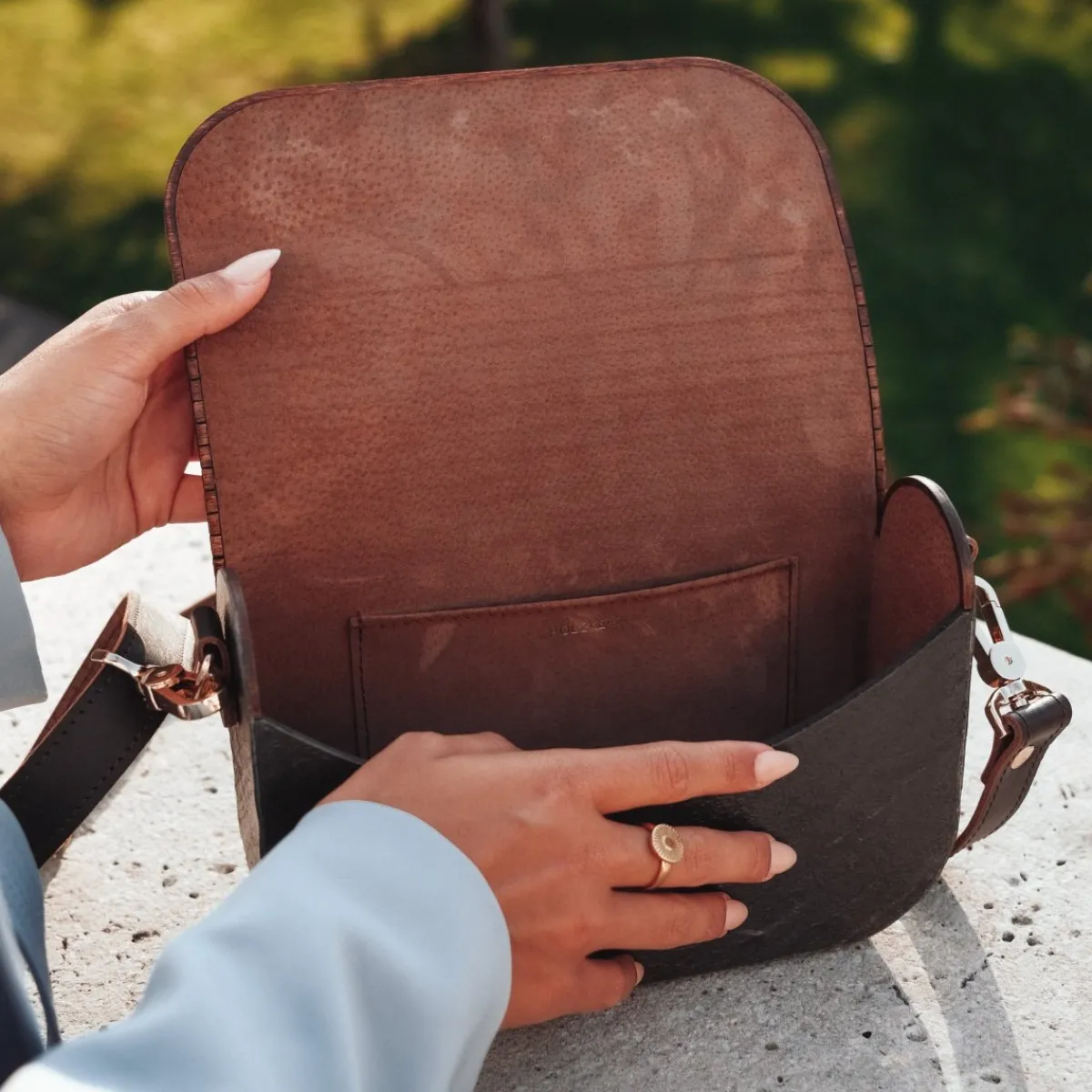 Holzkern Handtaschen^Iveya