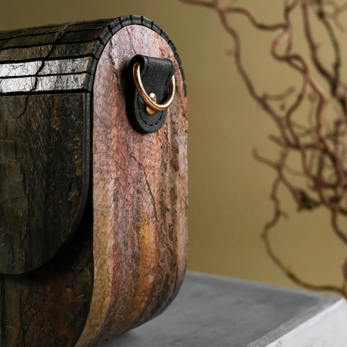 Holzkern Handtaschen^Iveya VEGAN