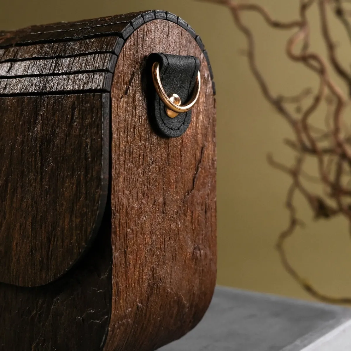 Holzkern Handtaschen^Iveya VEGAN
