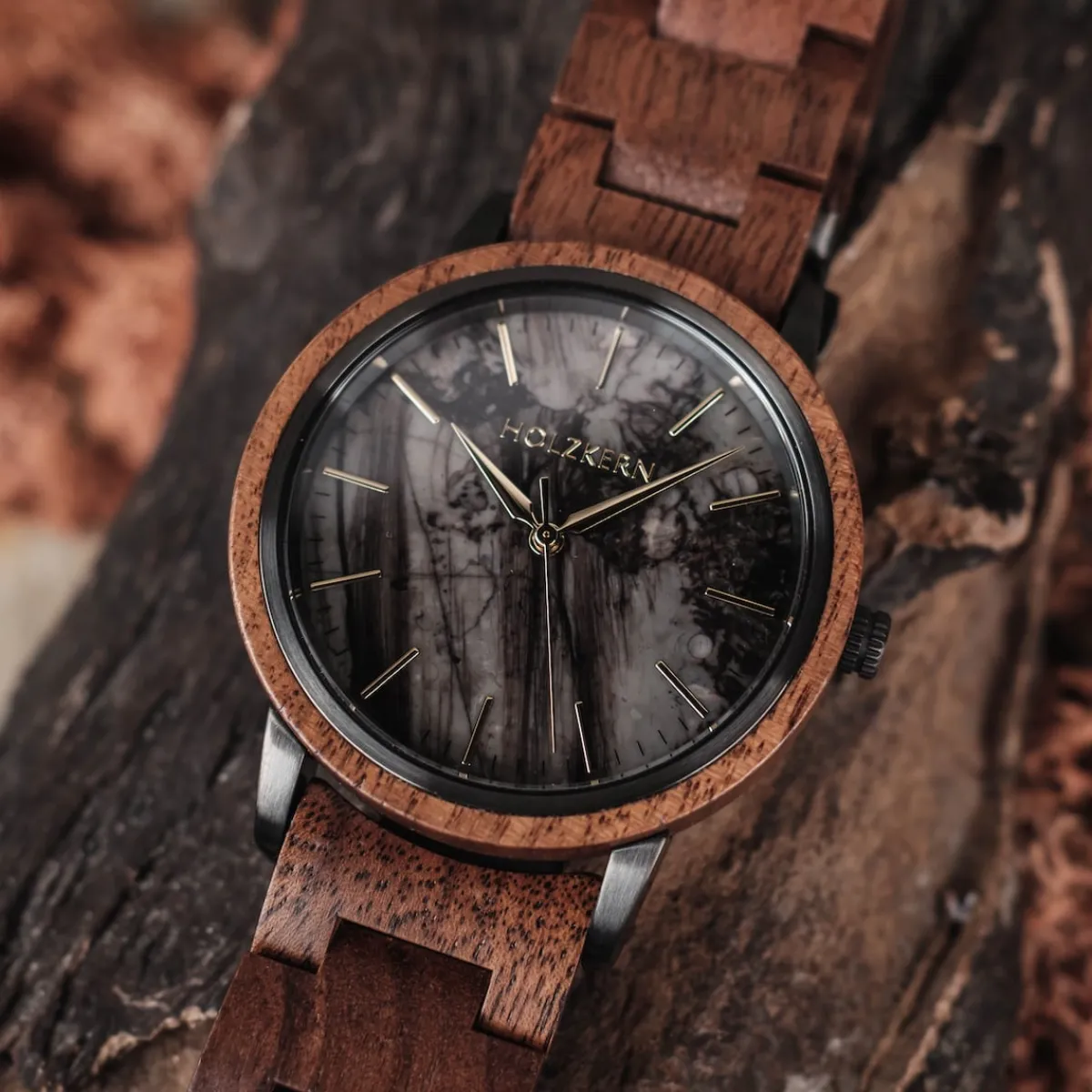 Holzkern Uhren^Leonardo