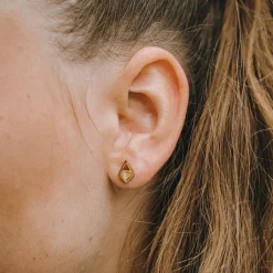 Holzkern Ohrringe|Schmuck^Mandala Ohrringe