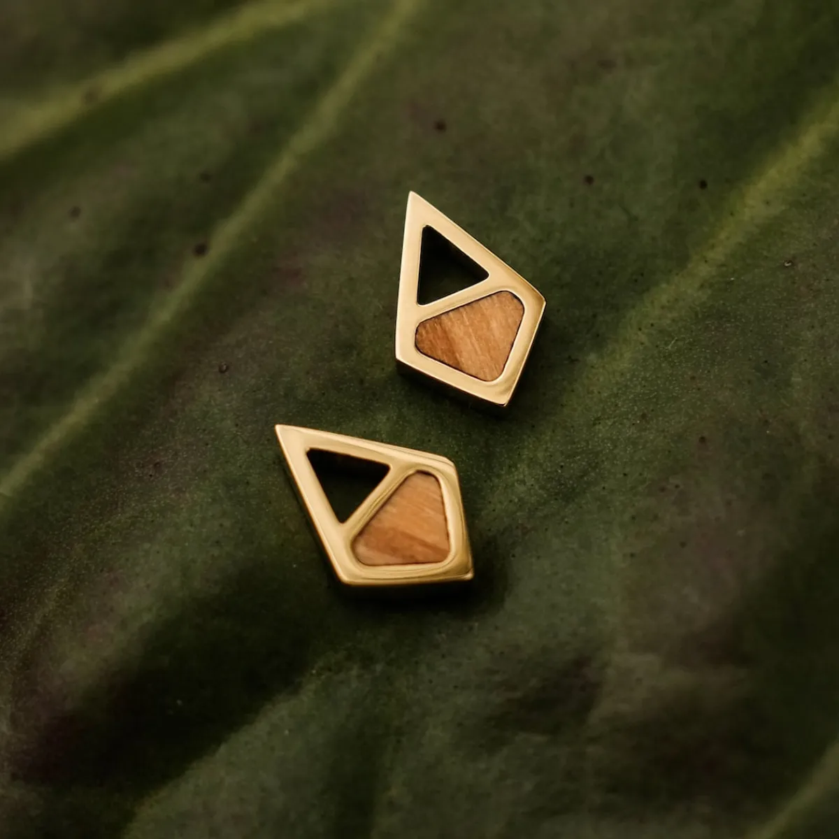 Holzkern Ohrringe|Schmuck^Mandala Ohrringe