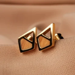 Holzkern Ohrringe|Schmuck^Mandala Ohrringe