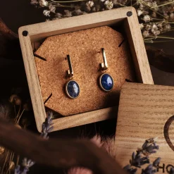 Holzkern Ohrringe|Schmuck^Mirror Ohrringe