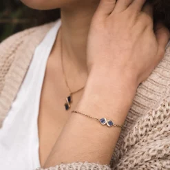 Holzkern Armbänder|Schmuck^Mosaic Armband