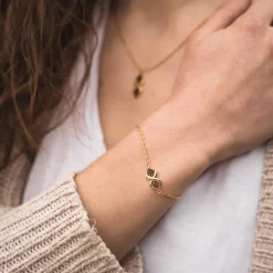 Holzkern Armbänder|Schmuck^Mosaic Armband