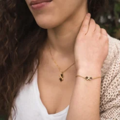 Holzkern Armbänder|Schmuck^Mosaic Armband