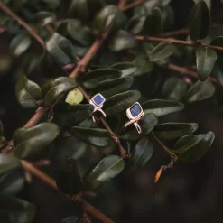 Holzkern Ohrringe|Schmuck^Mosaic Ohrringe