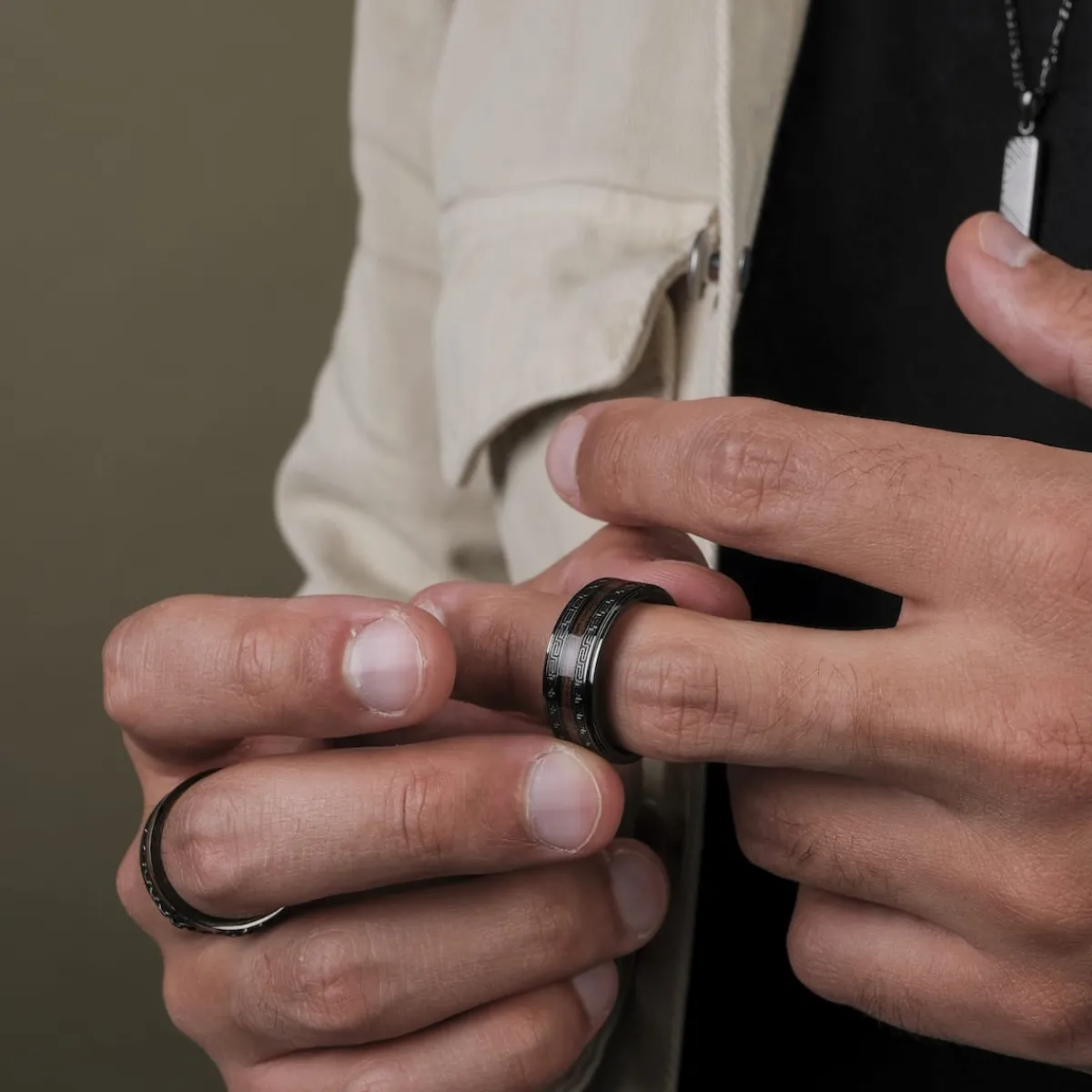 Holzkern Ringe|Schmuck^Numerary Ring