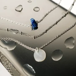 Holzkern Halsketten|Schmuck^Oceanfoam Halskette