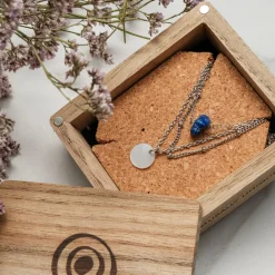 Holzkern Halsketten|Schmuck^Oceanfoam Halskette