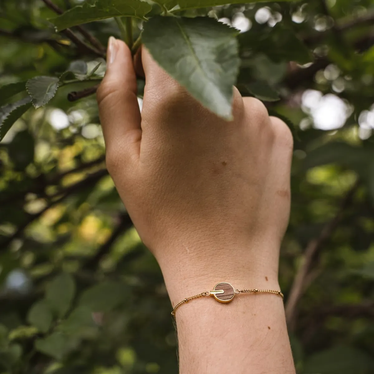 Holzkern Schmuck|Armbänder^Opacity Armband