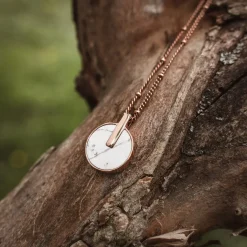 Holzkern Halsketten|Schmuck^Opacity Halskette