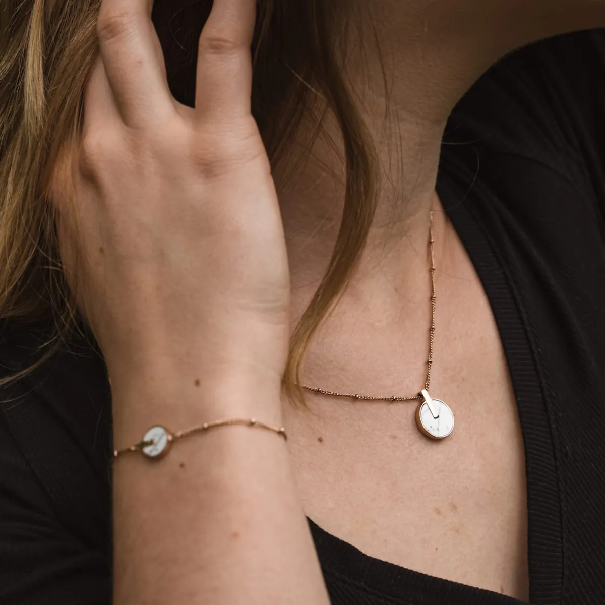 Holzkern Halsketten|Schmuck^Opacity Halskette