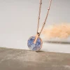 Holzkern Halsketten|Schmuck^Opacity Halskette