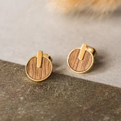 Holzkern Ohrringe|Schmuck^Opacity Ohrringe