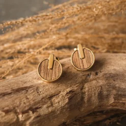 Holzkern Ohrringe|Schmuck^Opacity Ohrringe