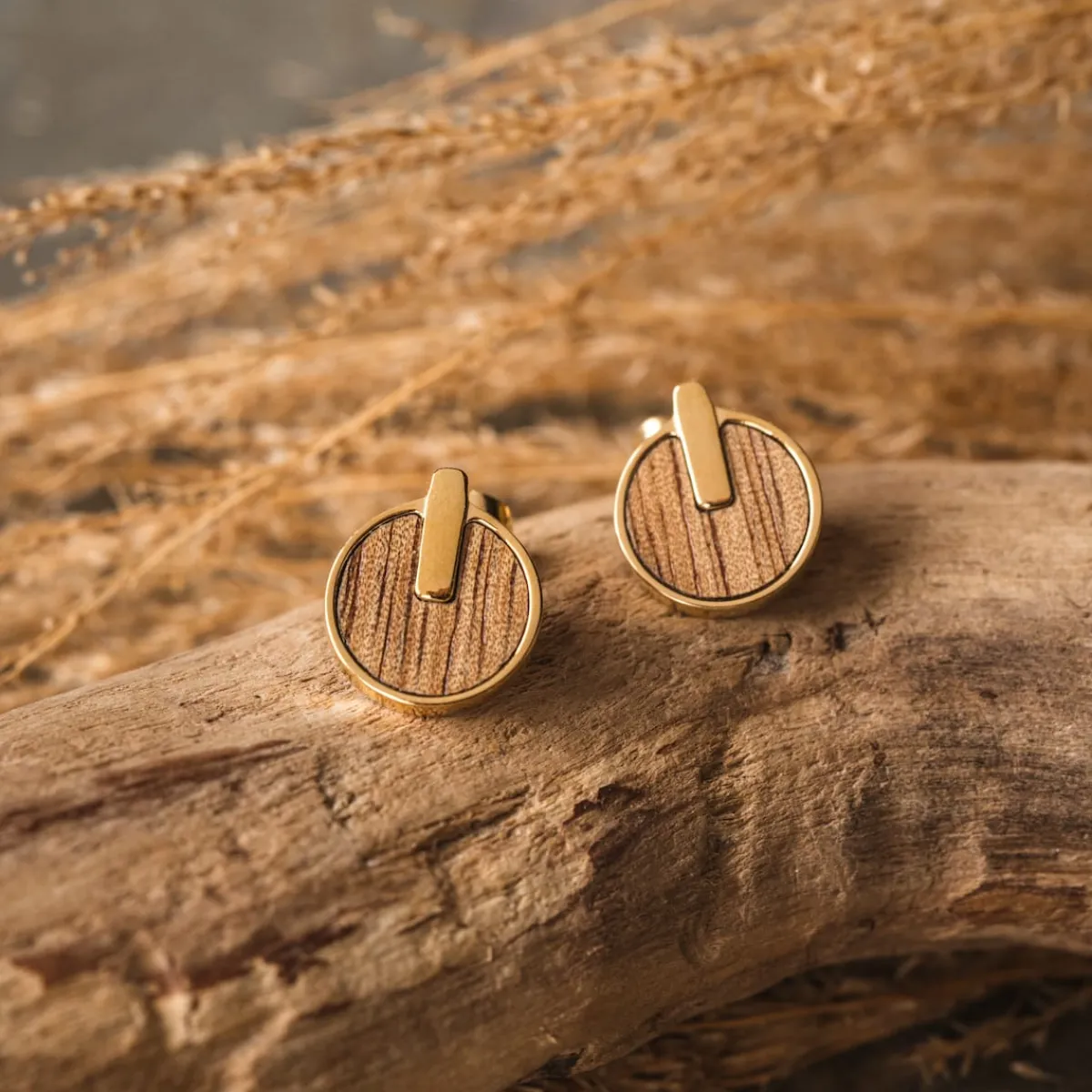 Holzkern Ohrringe|Schmuck^Opacity Ohrringe