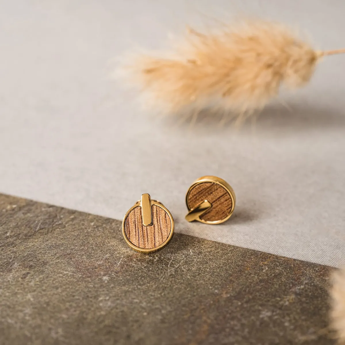 Holzkern Ohrringe|Schmuck^Opacity Ohrringe