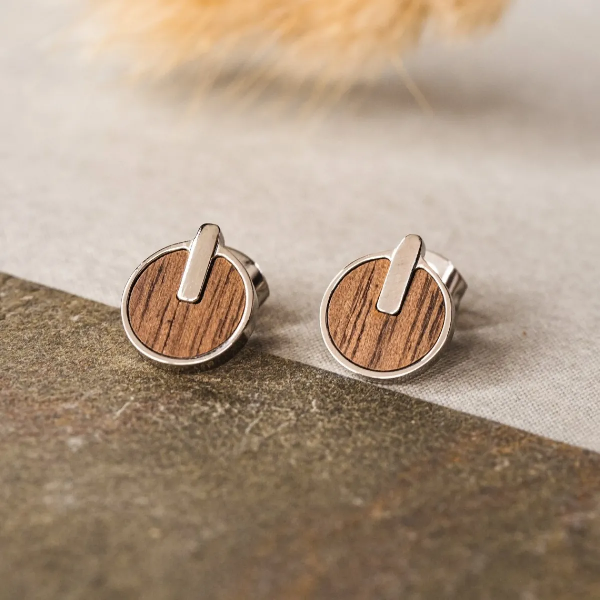 Holzkern Ohrringe|Schmuck^Opacity Ohrringe