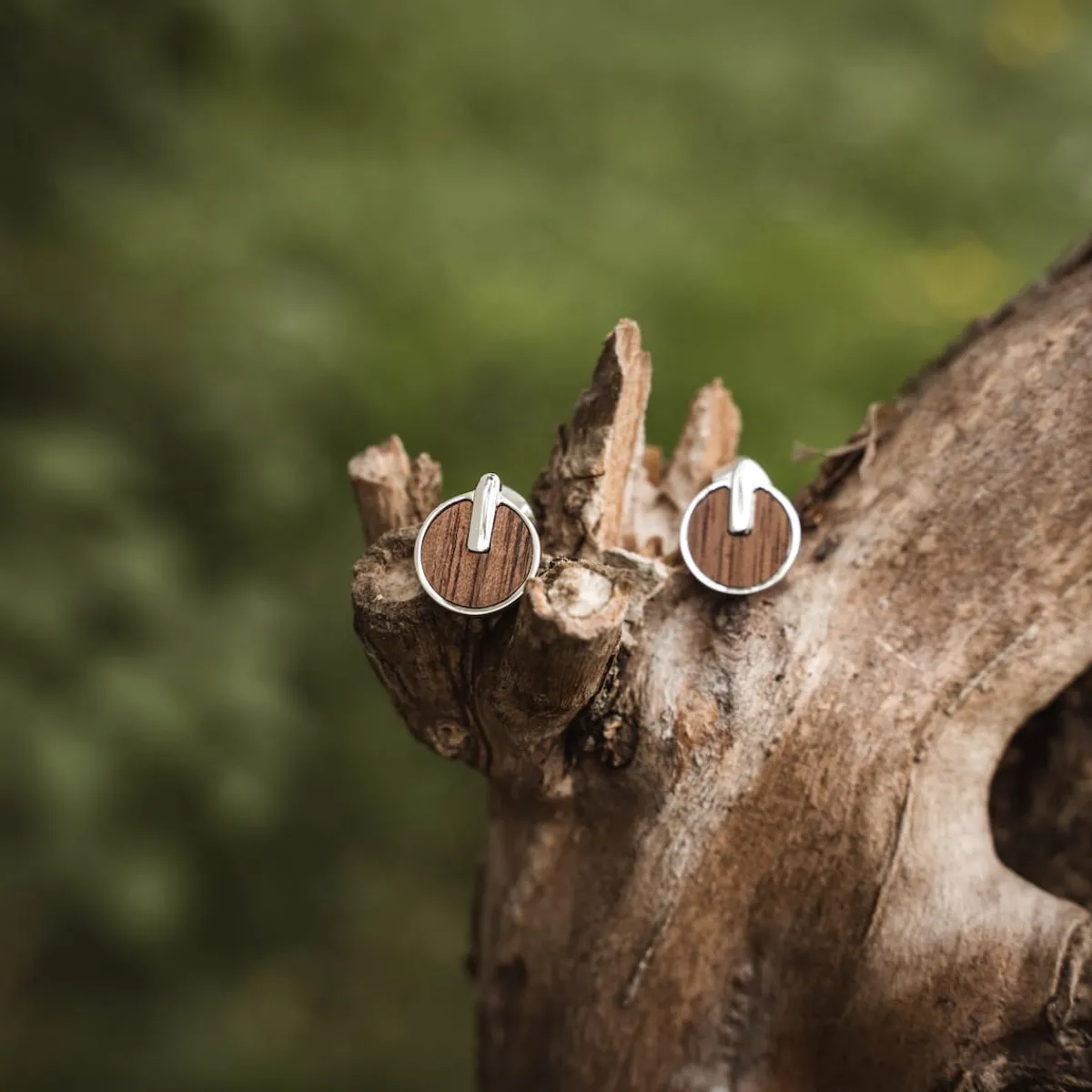 Holzkern Ohrringe|Schmuck^Opacity Ohrringe