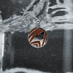 Holzkern Halsketten|Schmuck^Operations Halskette