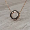 Holzkern Halsketten|Schmuck^Ornament Halskette