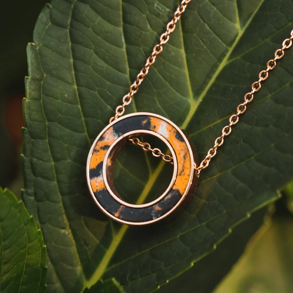 Holzkern Halsketten|Schmuck^Ornament Halskette