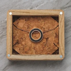 Holzkern Halsketten|Schmuck^Ornament Halskette