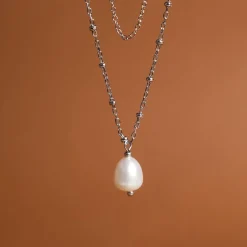 Holzkern Halsketten|Schmuck^Panoramic Halskette