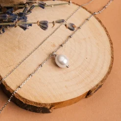 Holzkern Halsketten|Schmuck^Panoramic Halskette