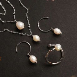 Holzkern Halsketten|Schmuck^Panoramic Halskette
