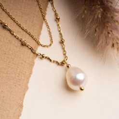 Holzkern Halsketten|Schmuck^Panoramic Halskette