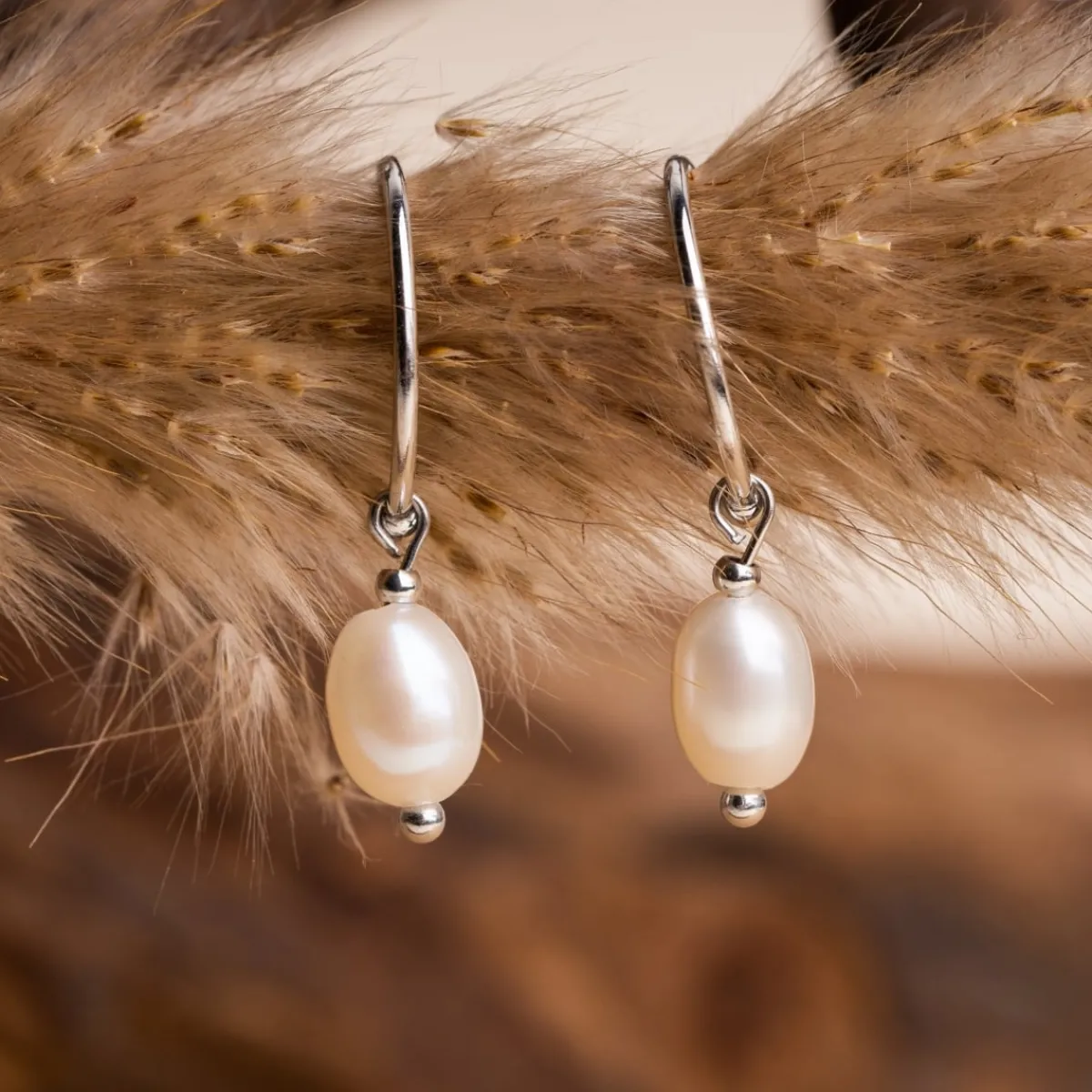 Holzkern Ohrringe|Schmuck^Panoramic Ohrringe