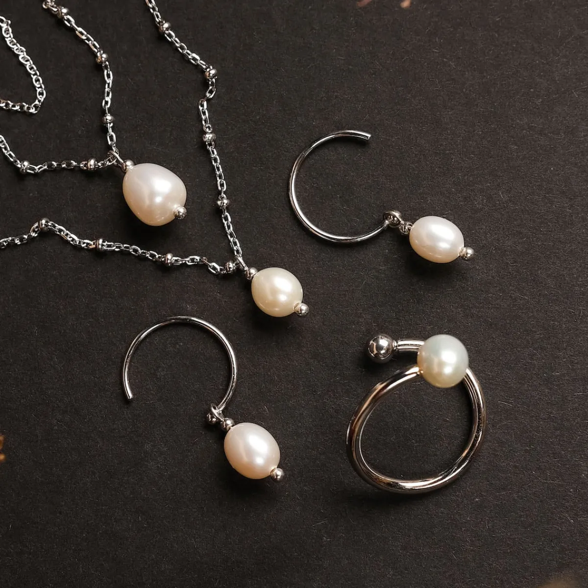 Holzkern Ohrringe|Schmuck^Panoramic Ohrringe