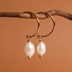 Holzkern Ohrringe|Schmuck^Panoramic Ohrringe