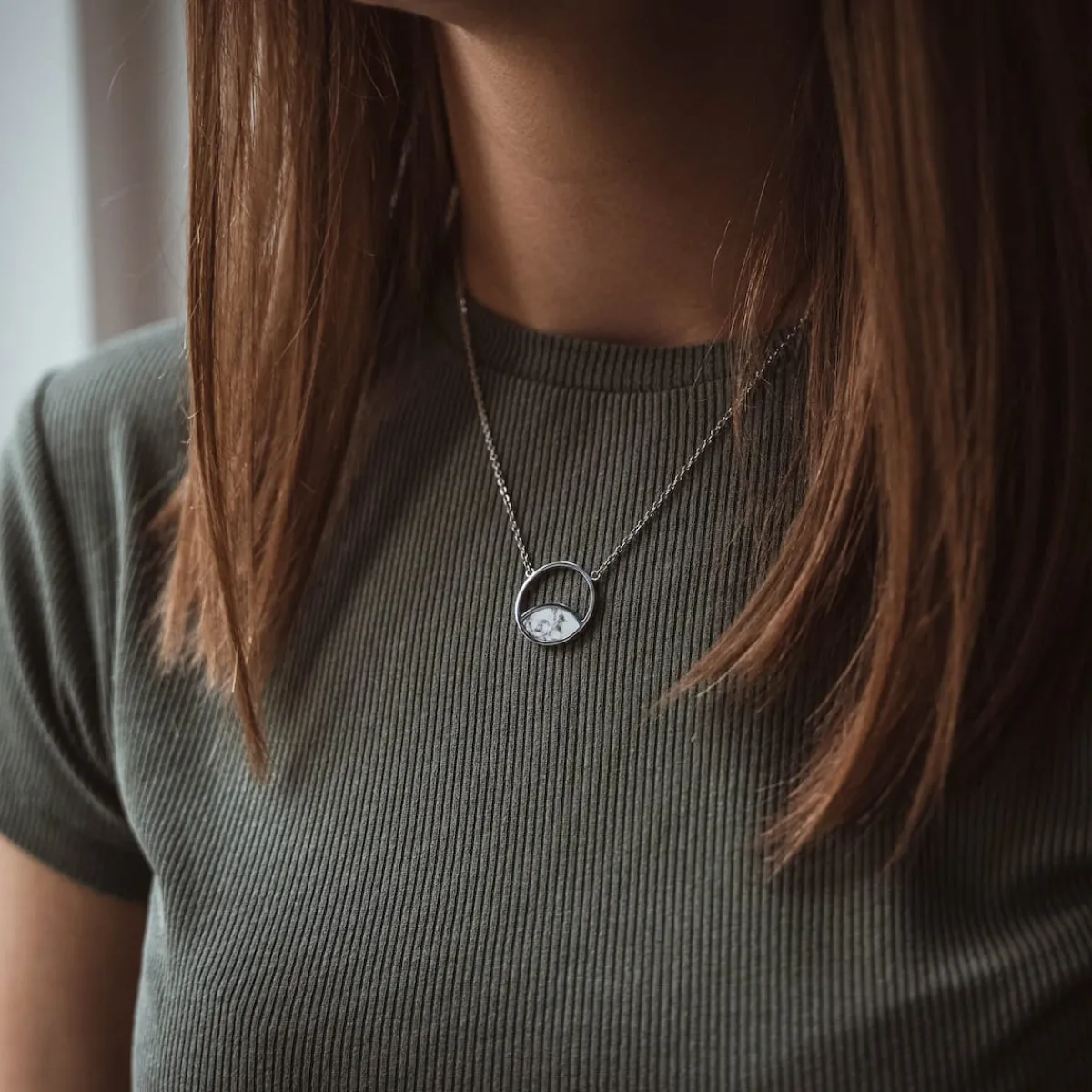 Holzkern Halsketten|Schmuck^Perception Halskette