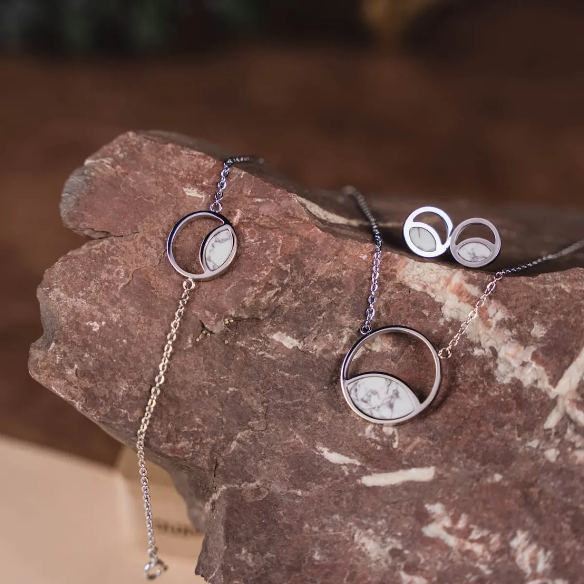 Holzkern Halsketten|Schmuck^Perception Halskette