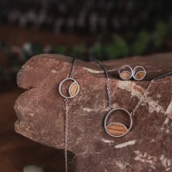 Holzkern Halsketten|Schmuck^Perception Halskette