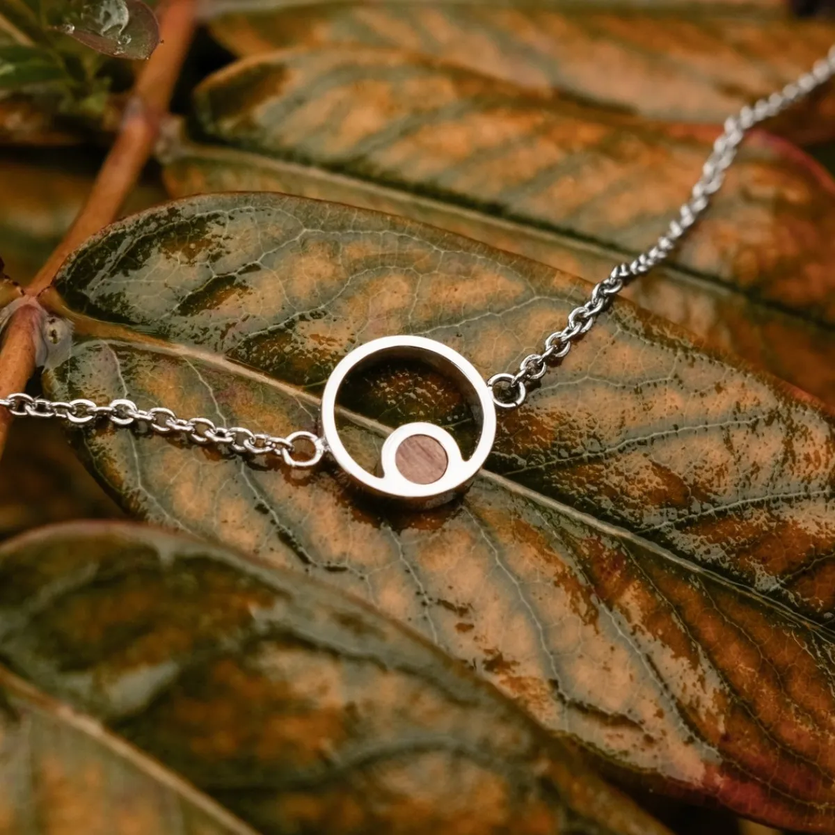 Holzkern Armbänder|Schmuck^Pigment Armband