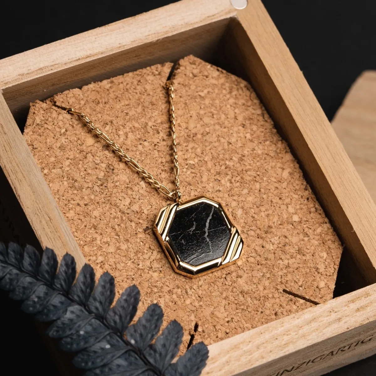 Holzkern Halsketten|Schmuck^Scalar Halskette
