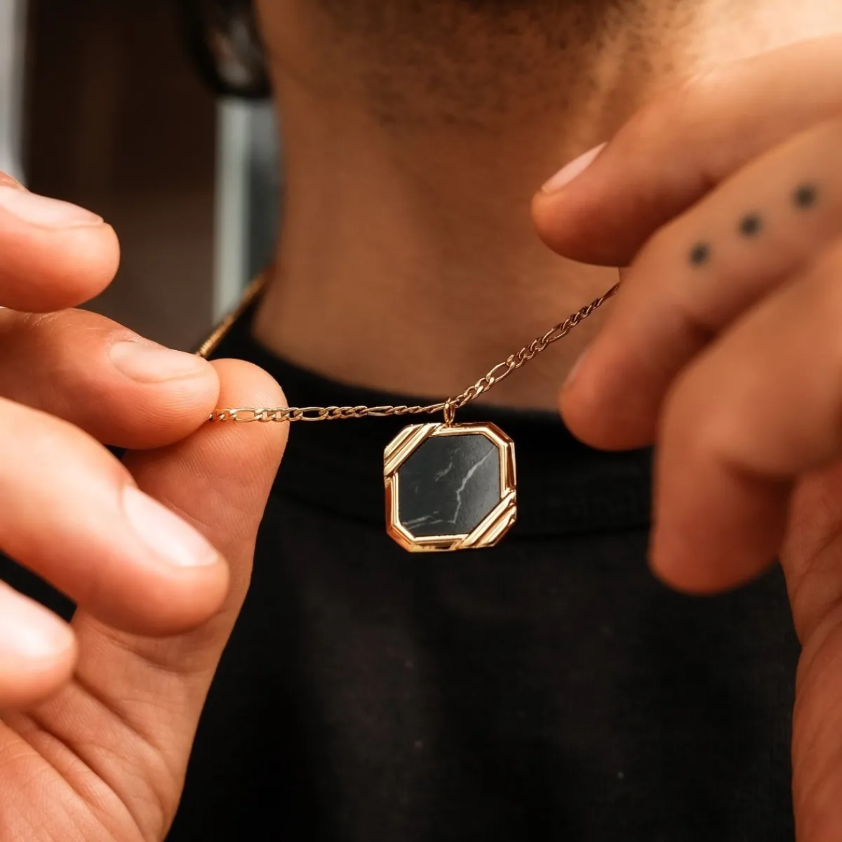 Holzkern Halsketten|Schmuck^Scalar Halskette